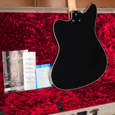 Fender FSR Thinline Jaguar 50th Anniversary 2012 Gloss Black MIJ w/ G&G Tweed Case image 13