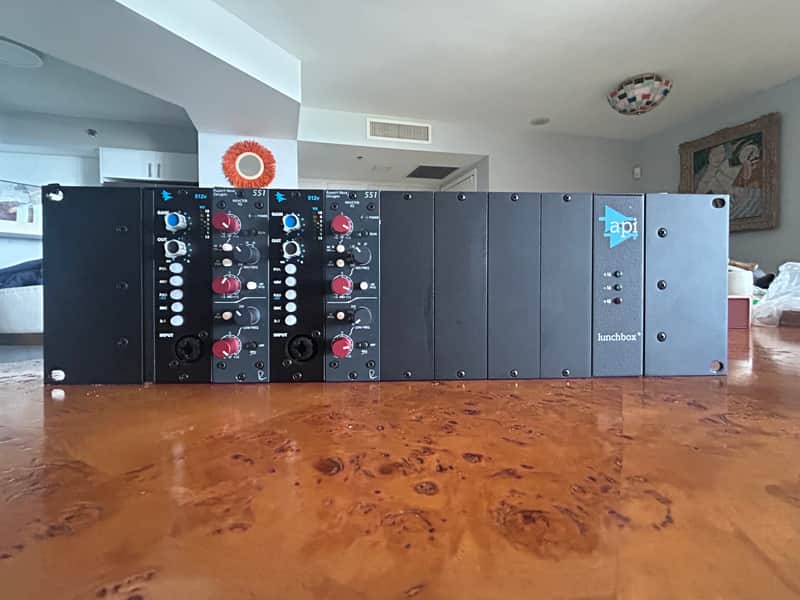 API 500 8-Slot Lunchbox Loaded - 2 channels API 512V RND 551 image 1