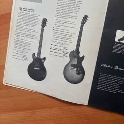 1960 Gibson Full line catalog Burst Es335 Les Paul ES330 Melody Maker PAF Case Candy Vintage imagen 11