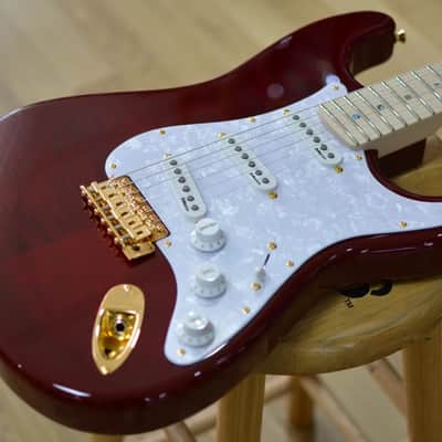 Fender Made in Japan Artist Richie Kotzen Stratocaster Electric Guitar Red Burst Incl Gig Bag image 8