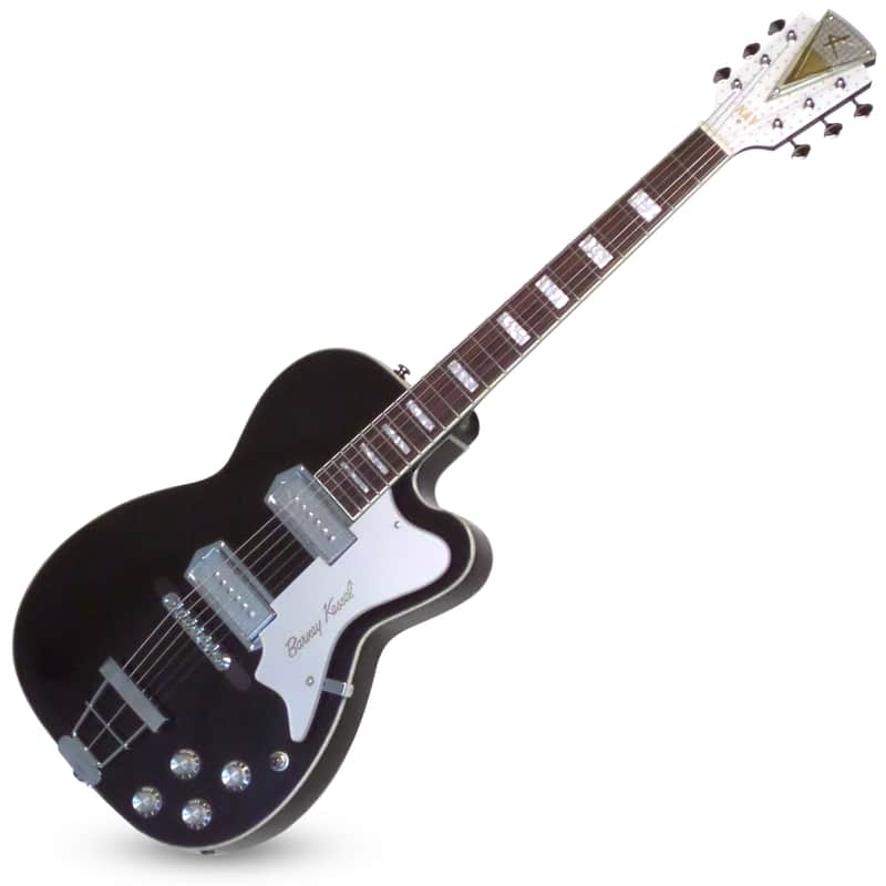 Artist Demo Kay Reissue Barney Kessel Signature Series Pro K1700V - Jet Black - Guitar Only image 1