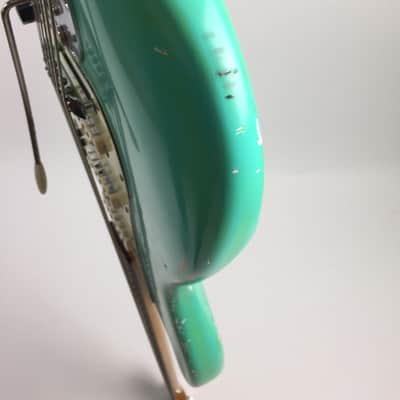 Fender Pawn Shop Bass VI 2012 - Nitro Refin Seafoam Green image 9
