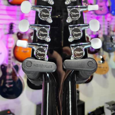 Takamine EF381DX 12-string Dreadnought Acoustic-electric Guitar - Black with Maple Auth Deal! 358 image 11