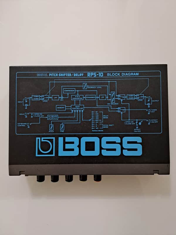 Boss RPS-10 Micro Rack Series Digital Pitch Shifter / Delay 1986
