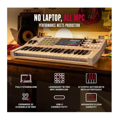 Akai Professional MPC Key 37 G2 Standalone Music Production Keyboard image 6