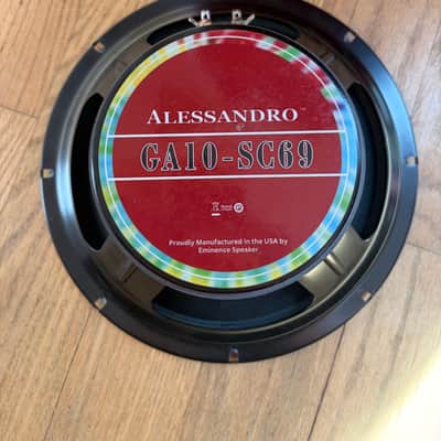 Eminence Alessandro GA10 SC-69 40watt 8ohm Guitar Speaker  2025 image 1