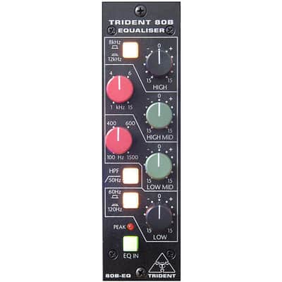 Trident 80B EQ 500 500 Series Four-Band Equalizer with Sweepable Mid Bands image 1
