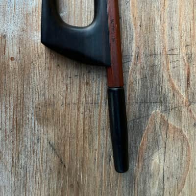 Double Bass German Frog Bow - Roy Collins - Pernambuco - 1/4 Size - Unique image 21