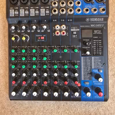 Yamaha MG10XU 10-Channel Analog Mixer 2016 - Present - Black image 2