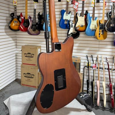 Fender Acoustasonic Standard Jazzmaster - Honey Burst & PLEK*D #866 image 13