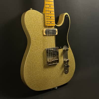 Hot Rod 6 Strings Telecaster 2020s - Relic Gold Glitter image 1