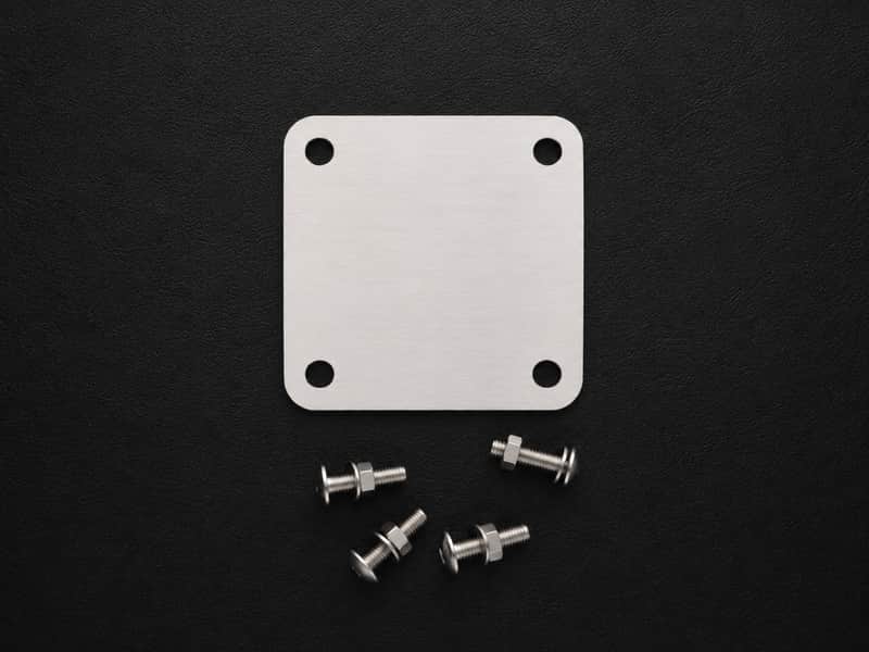 Ludwig Classic Bass Drum cover/blanking/delete plate image 1