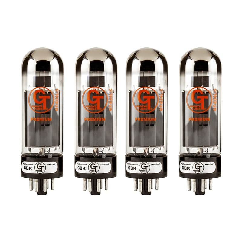Groove Tubes GT EL34L-S Power Tubes/Valves (Quartet) image 1
