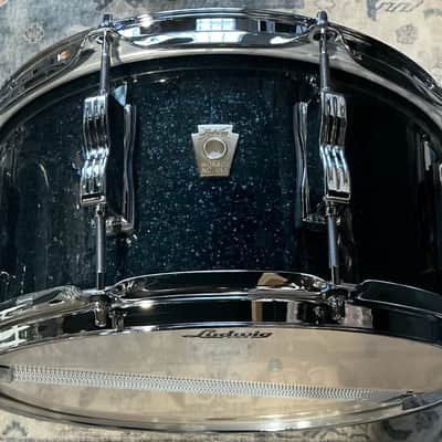 Ludwig Classic Maple Snare Drum - 6.5 inches x 14 inches, Hybrid Black Sparkle image 7