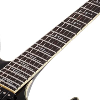 Schecter Avenger Blackjack Gloss Black Electric Guitar + Hard Case - Brand New image 7