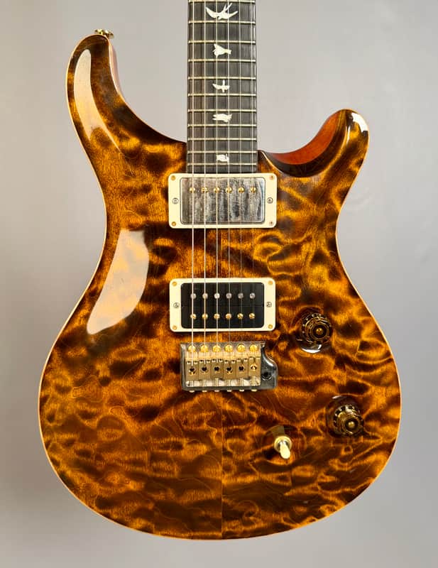 PRS Custom 24 Wood Library 2019 - Yellow Tiger image 1