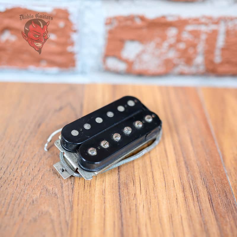 Gibson Tim Shaw Humbucker Patent Number Stamped 1980's - Black Bobbin image 1