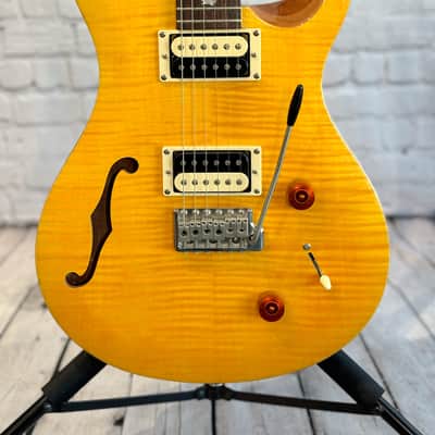 PRS SE Custom 22 Semi-Hollow Santana Yellow (2021) image 2