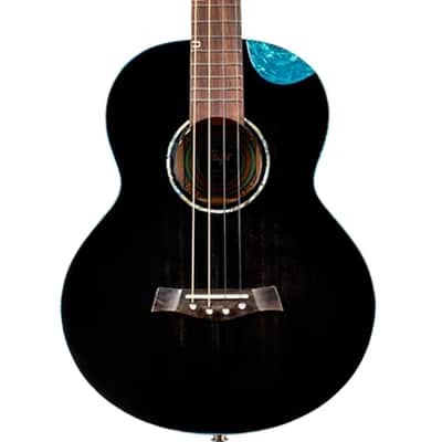 Flight Nighthawk EQ-A Royal Series Solid Spruce Top Mahogany Neck 4-String Acoustic-Electric Baritone Ukulele w/Gig Bag, Pickup & Humidifier image 5