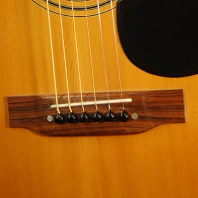 Sigma Martin GCS-6 Flattop Acoustic Guitar X braced Solid Top original Case 1974 Blond image 3