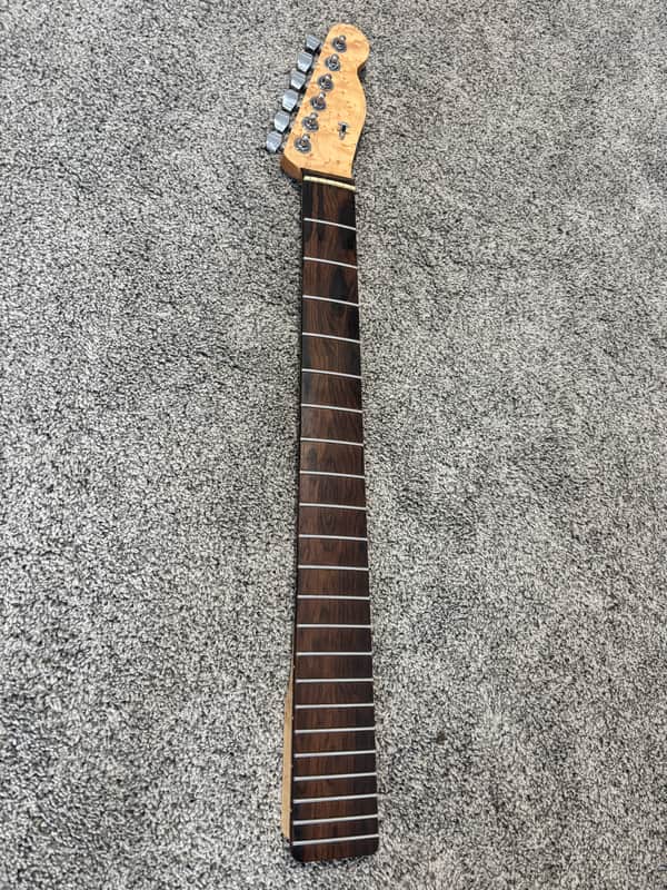 Warmoth Telecaster neck 2020 - high grade birdseye maple and figured Ziricote fretboard image 1