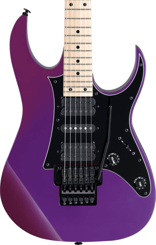 Ibanez RG550 Genesis Collection Electric Guitar, Maple Fingerboard, Purple Neon image 1