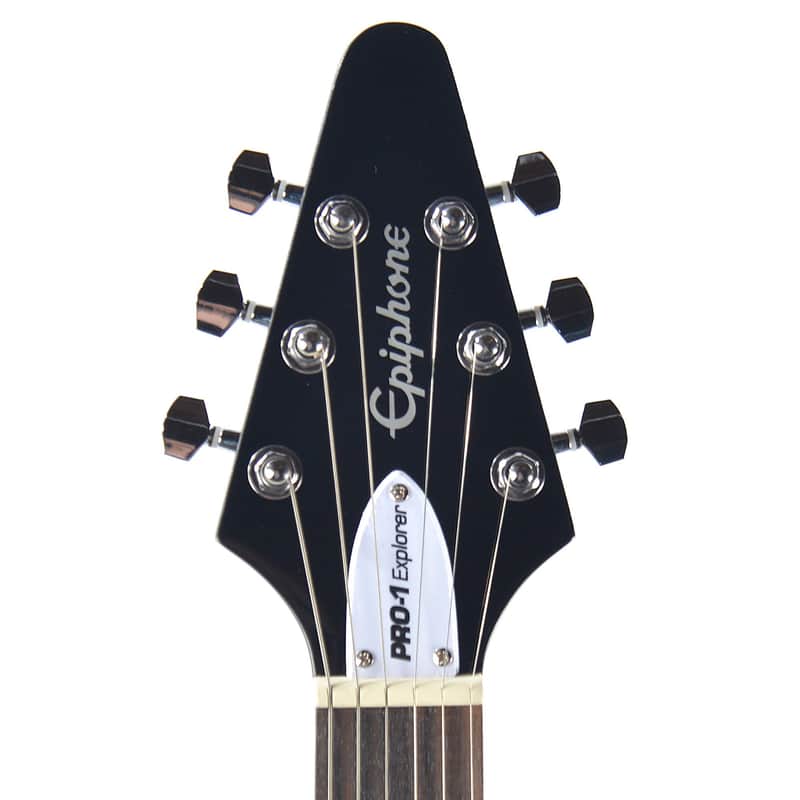 Epiphone PRO-1 Explorer Electric Guitar Pack Ebony w/MityPRO Mini