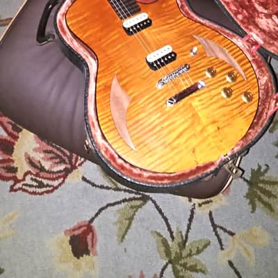 Marchione 59 burst semi Hollow  2016 Amber image 2