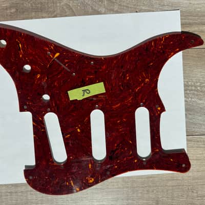 8 Hole 50's Fender Stratocaster 56 Vintage Pickguard Celluloid / Nitrate White / Cream 54 thru 58 RI image 4
