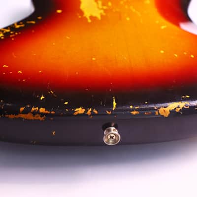 Fender Jaguar 1963 - Sunburst - cool sounding and all original Pre-CBS Jaguar with original hard case - check video! image 12