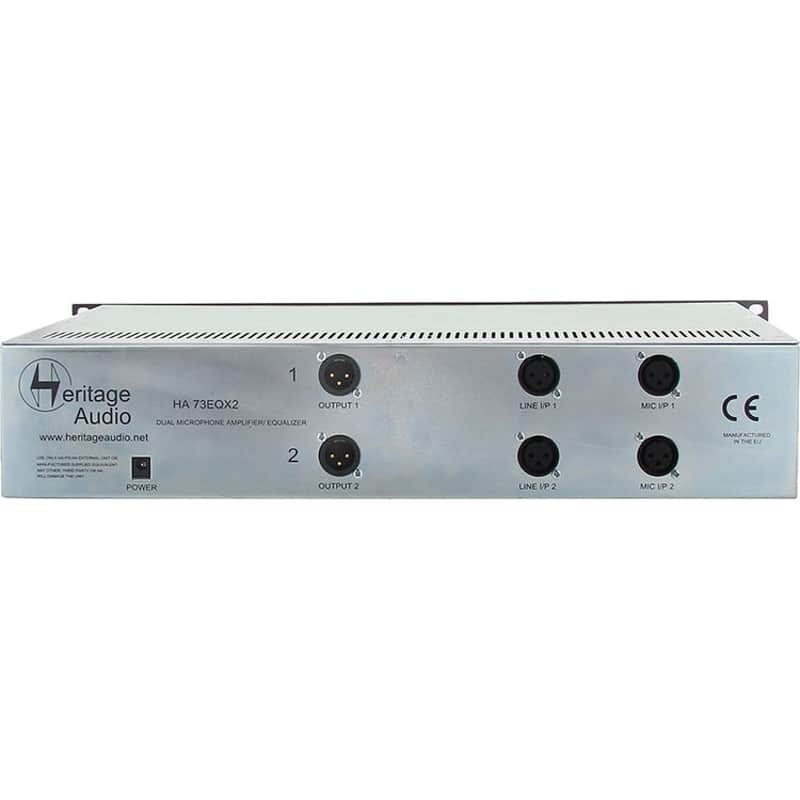 Heritage Audio HA-73 EQX2 Elite Series Dual-Channel Mic Preamp / EQ image 3