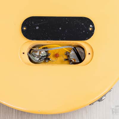 2002 Gibson Prototype One-Off Les Paul Junior Contour Double Cut TV Yellow w/ Case, COA image 15