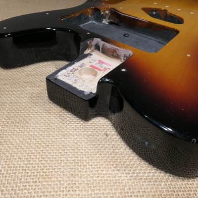 2011 Fender Telecaster Guitar Body Sunburst image 4