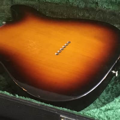 LEFTY! Vintage Fender Japan Custom Edition Tele Nitrocellulose Lacquer Sunburst Telecaster Collectors HSC 1 of 1! image 15