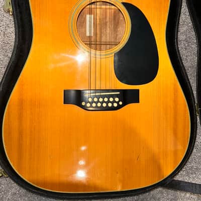 Takamine 12-String Dreadnought Acoustic Guitar Natural w/ Hard Case image 1