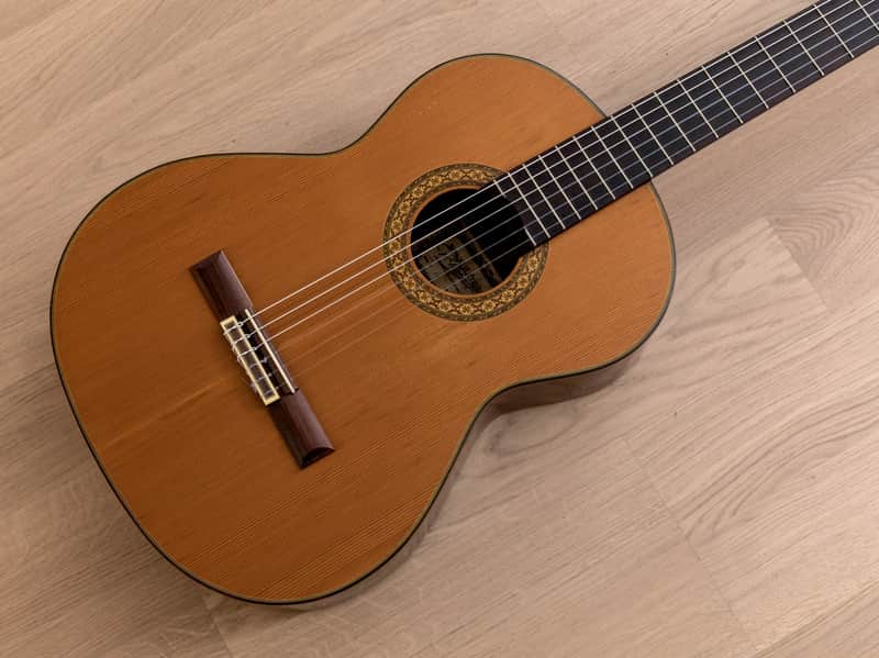 1979 Ryoji Matsuoka M30 Vintage Classical Guitar Cedar Top w/ Case, Japan image 1