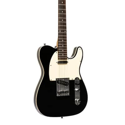 Stagg T Series Standard Electric Guitar In Black With Alnico Pickups image 1