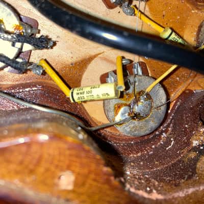 Vintage All Original Gibson Les Paul Standard 1973 Cherry Sunburst - Extremely Rare image 6