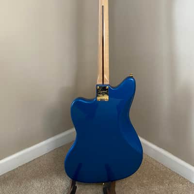 Squier 40th Anniversary Gold Edition Jazzmaster - 2022 - Lake Placid Blue with Lollar Black Bobbin Pickups and Wiring Harness image 5
