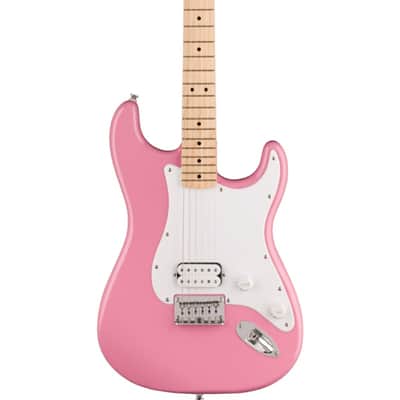Squier Sonic Stratocaster HT H Electric Guitar, Flash Pink image 2