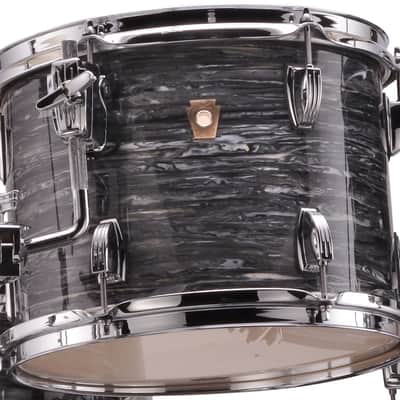 Ludwig *Pre-Order* Classic Maple 8x10" Vintage Black Oyster Rack Tom Drum Atlas Mount | Special Order | Authorized Dealer image 1