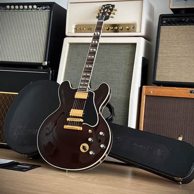 Gibson Custom Shop ES-345 Stereo Reissue Walnut Nur 3,99kg trotz Varitone! Gibson BB.King Customshop Case! 2008 - Walnut image 14