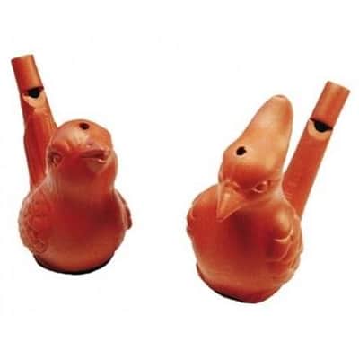 GOKI 15230 - COUPLE Water bird whistles clay bird ceramic image 1
