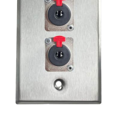 Stainless PROCRAFT SPL-2X-ST-VAR 1 Gang Stainless Pro Audio Installation Wall Plate Loaded, Made in the USA-USB Feed-Thru / HDMI Feed-Thru image 19