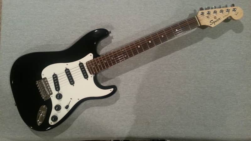 Fender 50th Anniversary Squier Strat - 22 Frets - Full Width Body - Tuxedo Pickguard image 1