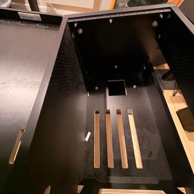 Dangerfox Genesis 24u - Black Studio Mixing Desk including Monitor, mount and speaker stands. image 9