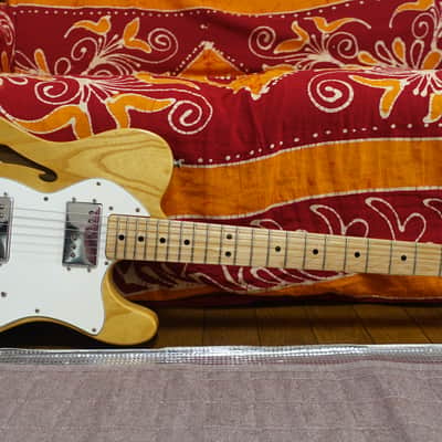 1976 Fender Telecaster Thinline Natural image 2
