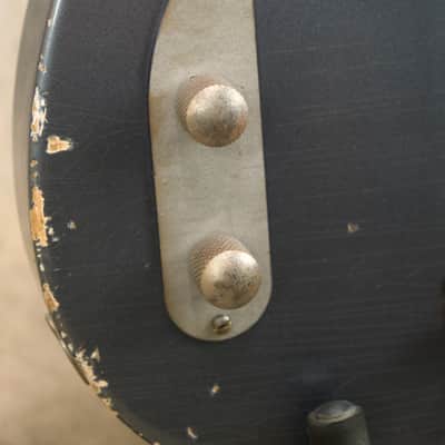 Alnus Bass luthier Made '51 P Bass - Aged Charcoal Frost Metallic image 6