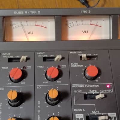 TASCAM 244 Portastudio 4-Track Cassette Recorder 1980s - Brown image 5