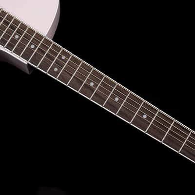 Cort JADECLASSICPPOP Jade Series Acoustic Electric Cutaway Guitar. Pastel Pink Open Pore image 6